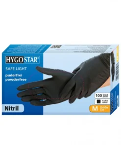 Nitriilkindad Hygostar Musta värvi M suurus