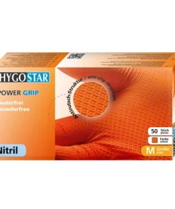 Nitriilkindad puudrita Power Grip 50tk