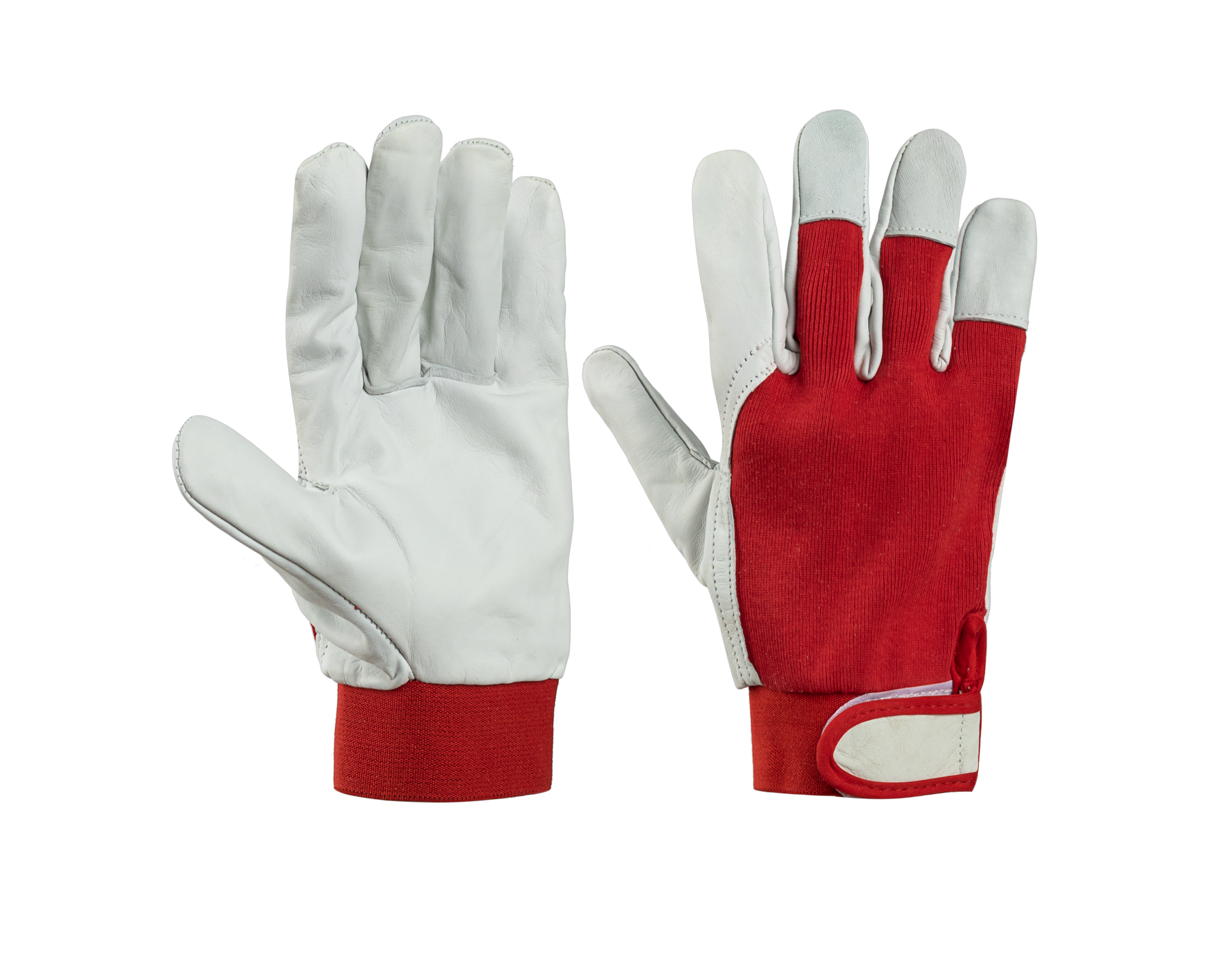 Töökindad takjakinnitusega kitse pealisnahk/riie 553