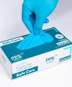 Alternative view of Nitriilkindad Safe Care sinised mõõt M