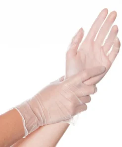 Alternative view of Hygostar Ideal Light vinyl gloves Vinüülkindad puudrita 100tk