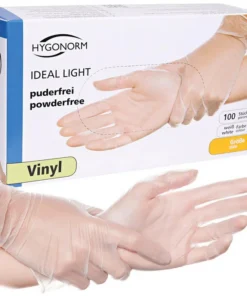 Hygostar Ideal Light vinyl gloves Vinüülkindad puudrita 100tk