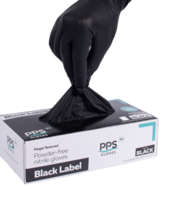 Alternative view of Nitriilkindad Black label must mõõt M